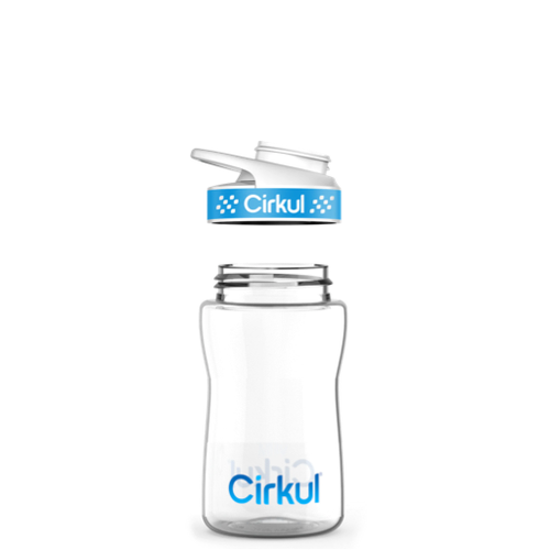 12oz. Plastic Bottle & Comfort Grip Lid